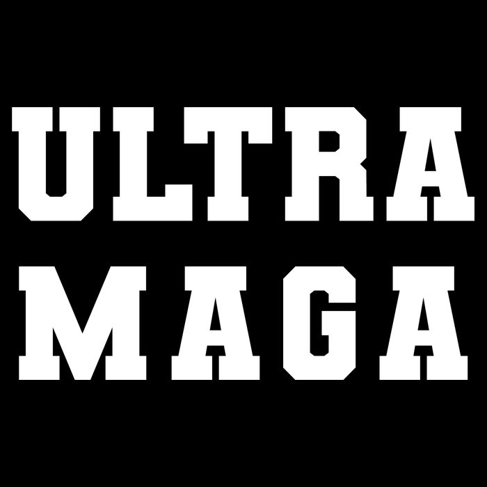 Ultra MAGA Varsity College Font Logo Wool Snapback Cap