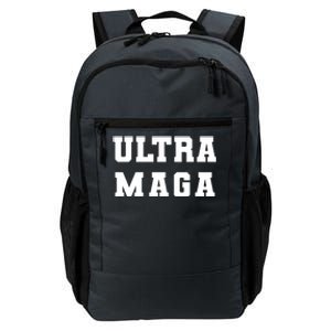 Ultra MAGA Varsity College Font Logo Daily Commute Backpack