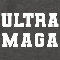 Ultra MAGA Varsity College Font Logo Vector Backpack