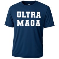 Ultra MAGA Varsity College Font Logo Cooling Performance Crew T-Shirt