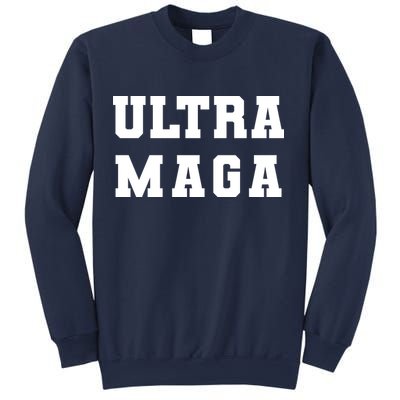 Ultra MAGA Varsity College Font Logo Sweatshirt