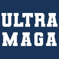 Ultra MAGA Varsity College Font Logo Premium T-Shirt
