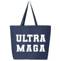 Ultra MAGA Varsity College Font Logo 25L Jumbo Tote