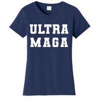 Ultra MAGA Varsity College Font Logo Women's T-Shirt