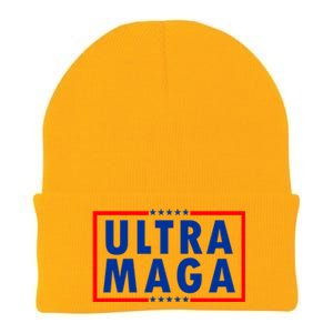 Ultra MAGA Varsity USA United States Of America Knit Cap Winter Beanie