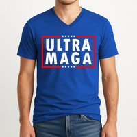 Ultra MAGA Varsity USA United States Of America V-Neck T-Shirt