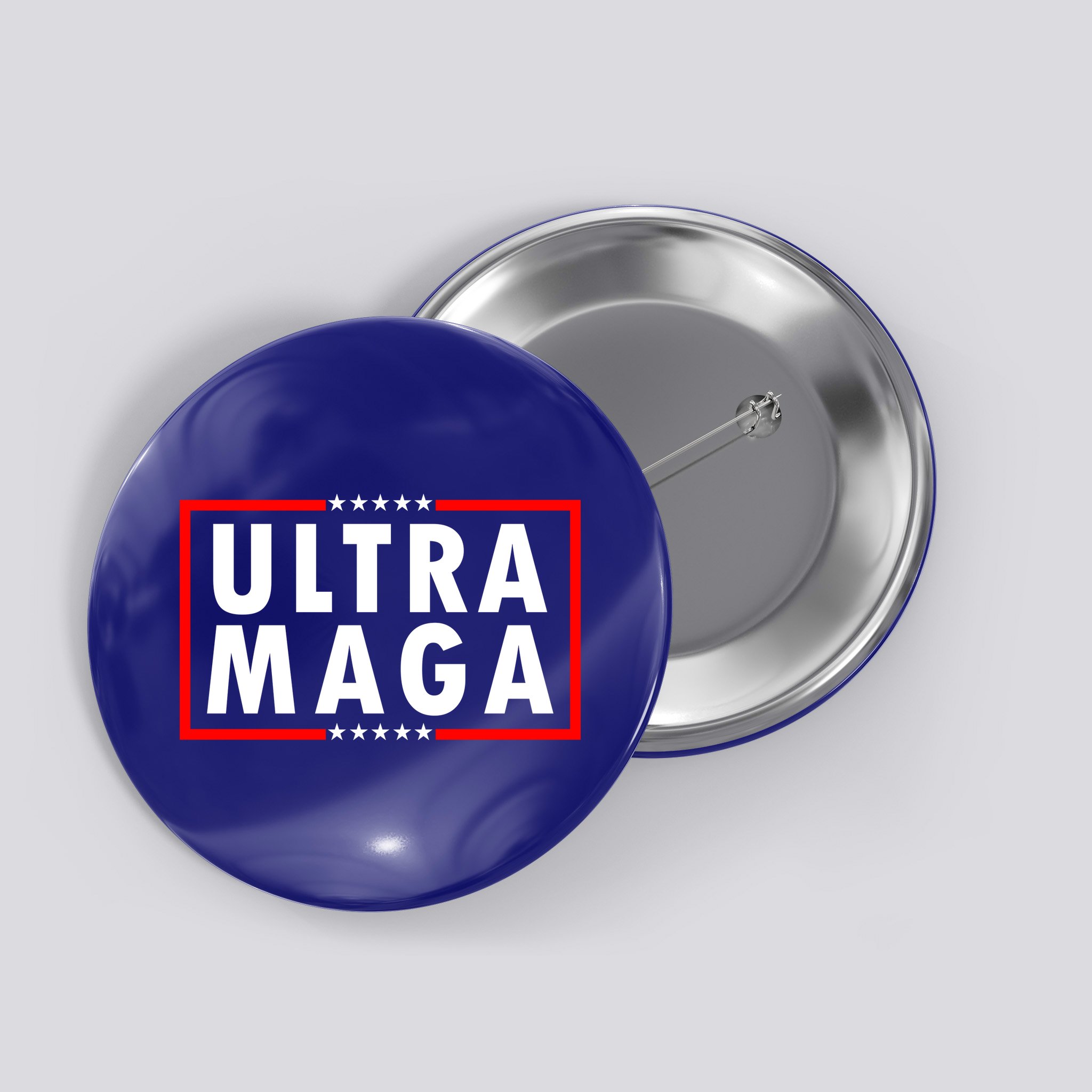 Ultra MAGA Varsity USA United States Of America Button