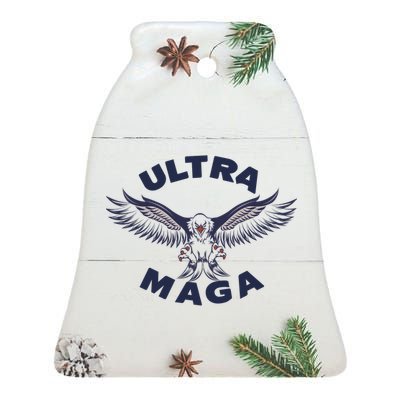 Ultra Maga We The People Ceramic Bell Ornament