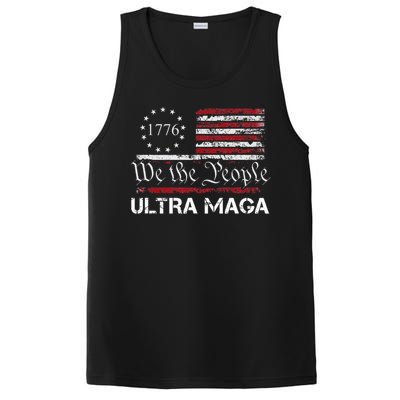 Ultra Maga We The People Proud Republican Usa Flag PosiCharge Competitor Tank