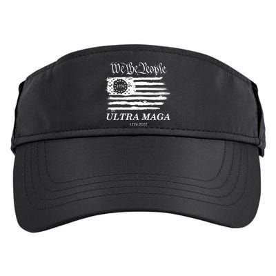 Ultra MAGA We The People Proud Betsy Ross Flag 1776 2022 Adult Drive Performance Visor
