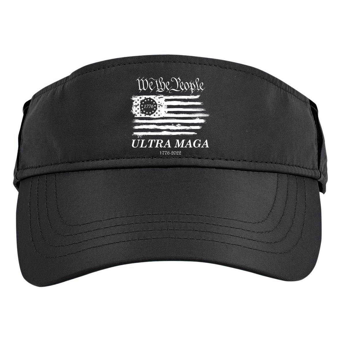 Ultra MAGA We The People Proud Betsy Ross Flag 1776 2022 Adult Drive Performance Visor