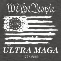 Ultra MAGA We The People Proud Betsy Ross Flag 1776 2022 Vector Backpack