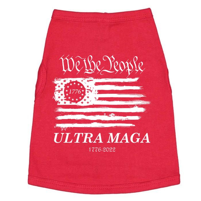 Ultra MAGA We The People Proud Betsy Ross Flag 1776 2022 Doggie Tank