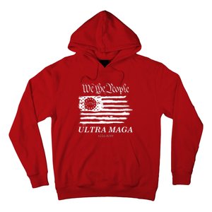 Ultra MAGA We The People Proud Betsy Ross Flag 1776 2022 Hoodie