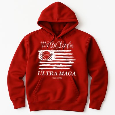 Ultra MAGA We The People Proud Betsy Ross Flag 1776 2022 Hoodie