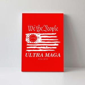 Ultra MAGA We The People Proud Betsy Ross Flag 1776 2022 Canvas