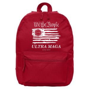 Ultra MAGA We The People Proud Betsy Ross Flag 1776 2022 16 in Basic Backpack