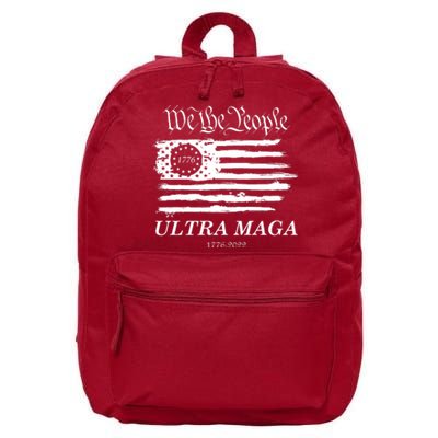 Ultra MAGA We The People Proud Betsy Ross Flag 1776 2022 16 in Basic Backpack