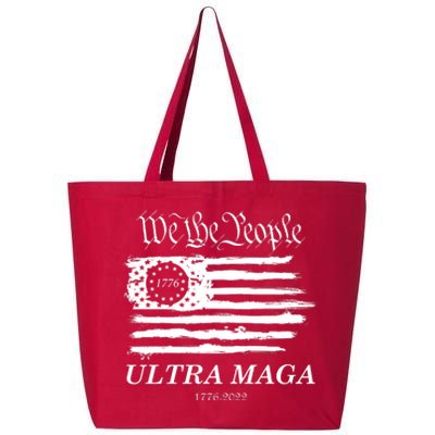 Ultra MAGA We The People Proud Betsy Ross Flag 1776 2022 25L Jumbo Tote