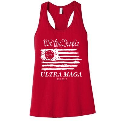 Ultra MAGA We The People Proud Betsy Ross Flag 1776 2022 Womens Tank Top
