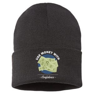 Use Money With Confidence Sustainable Knit Beanie