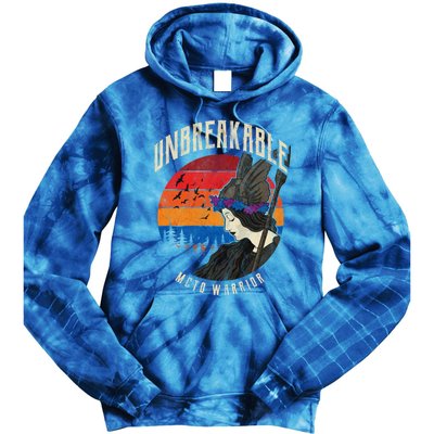 Unbreakable Mctd Warrior Vintage Sunset Funny Gift Tie Dye Hoodie