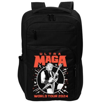 Ultra Mega World Tour 2024 Ultra Maga Funny Trump Impact Tech Backpack