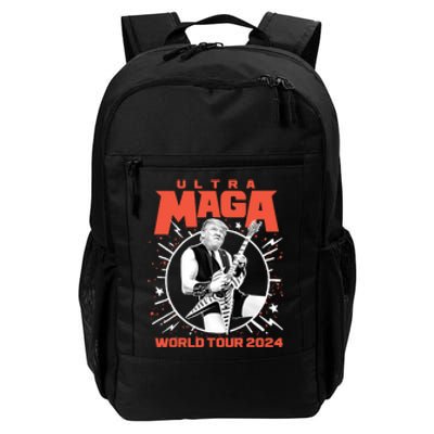 Ultra Mega World Tour 2024 Ultra Maga Funny Trump Daily Commute Backpack