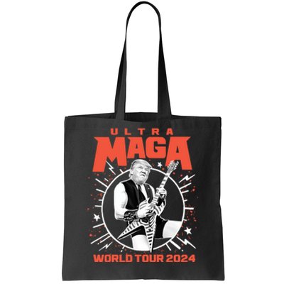 Ultra Mega World Tour 2024 Ultra Maga Funny Trump Tote Bag