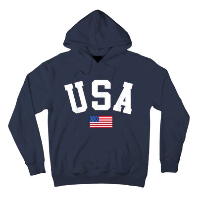 USA Men Women American Flag Patriotic 4th Of July Hoodie