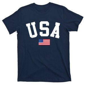 USA Men Women American Flag Patriotic 4th Of July T-Shirt