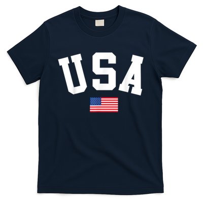 USA Men Women American Flag Patriotic 4th Of July T-Shirt