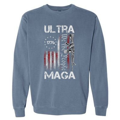 Ultra Maga We The People Proud Ultra Maga Garment-Dyed Sweatshirt