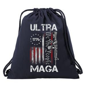 Ultra Maga We The People Proud Ultra Maga Drawstring Bag