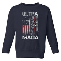 Ultra Maga We The People Proud Ultra Maga Toddler Sweatshirt