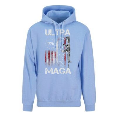 Ultra Maga We The People Proud Ultra Maga Unisex Surf Hoodie