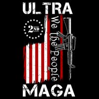 Ultra MAGA We The People 2nd Amendment Zip Tote Bag