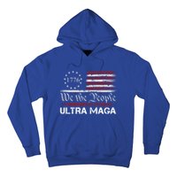 Ultra Maga We The People Proud Republican Usa Flag Gift Hoodie