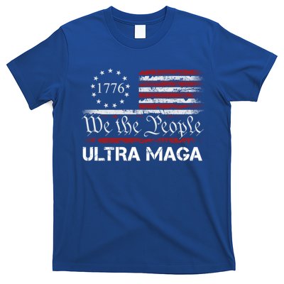 Ultra Maga We The People Proud Republican Usa Flag Gift T-Shirt