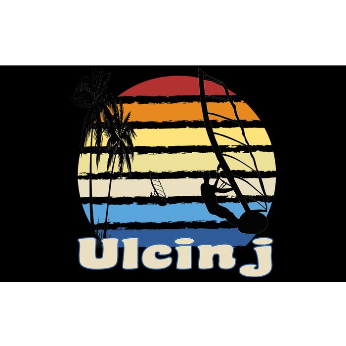 Ulcinj Montenegro Windsurfing Windsurf Beach Bumper Sticker