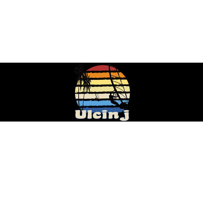 Ulcinj Montenegro Windsurfing Windsurf Beach Bumper Sticker