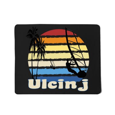 Ulcinj Montenegro Windsurfing Windsurf Beach Mousepad