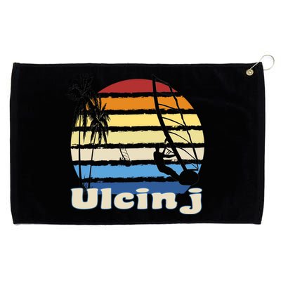 Ulcinj Montenegro Windsurfing Windsurf Beach Grommeted Golf Towel