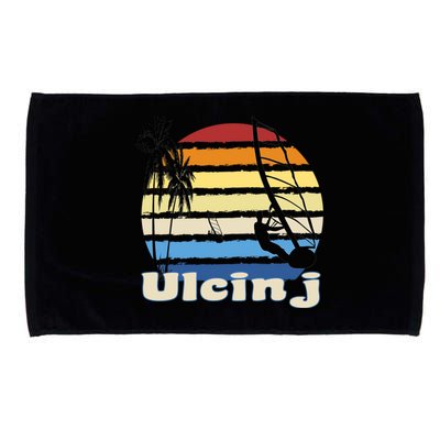 Ulcinj Montenegro Windsurfing Windsurf Beach Microfiber Hand Towel