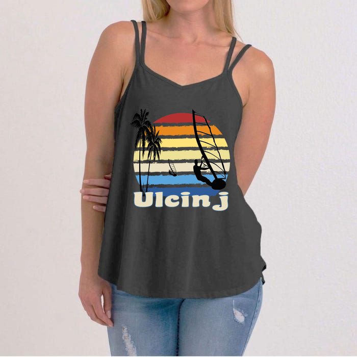 Ulcinj Montenegro Windsurfing Windsurf Beach Women's Strappy Tank