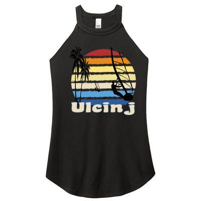 Ulcinj Montenegro Windsurfing Windsurf Beach Women’s Perfect Tri Rocker Tank