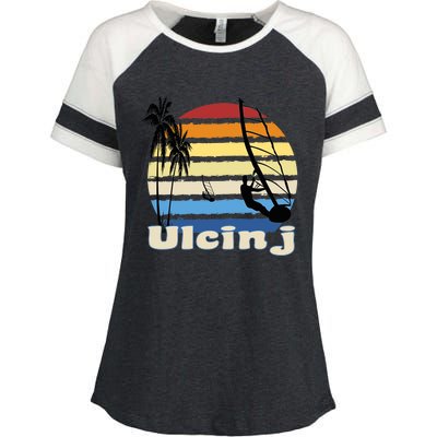 Ulcinj Montenegro Windsurfing Windsurf Beach Enza Ladies Jersey Colorblock Tee