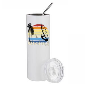 Ulcinj Montenegro Windsurfing Windsurf Beach Stainless Steel Tumbler