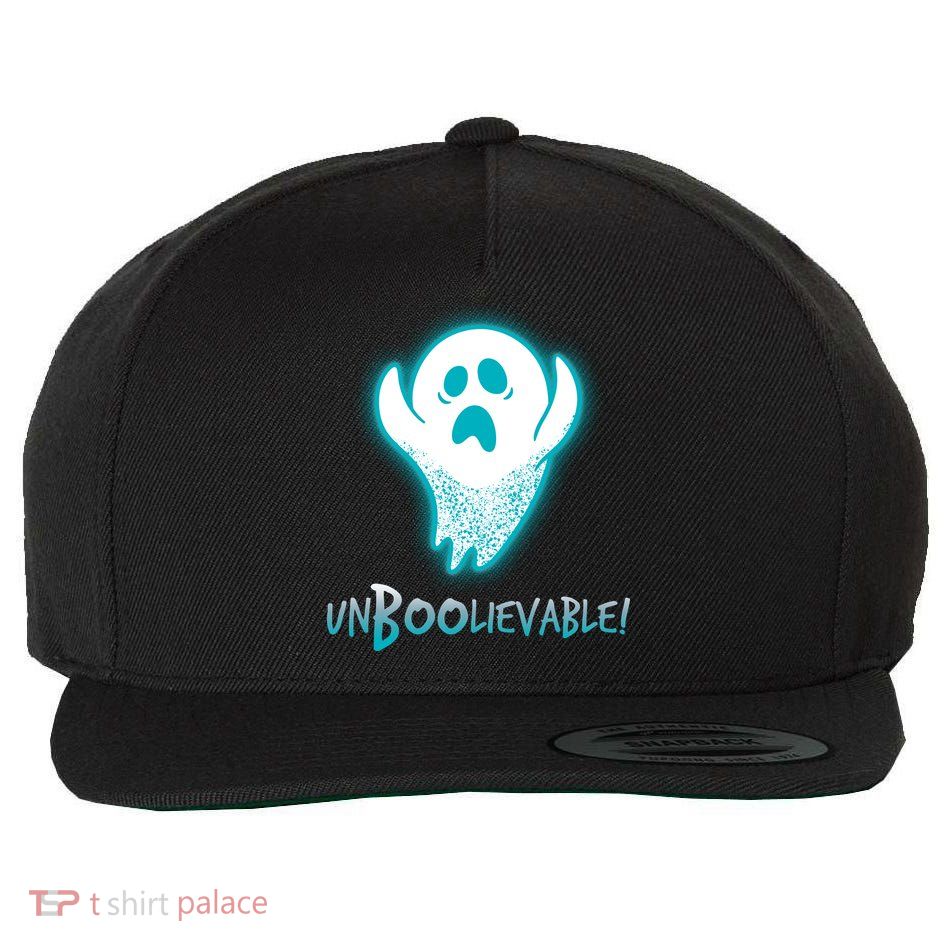 Un-BOO-lievable  Wool Snapback Cap