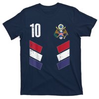 Usa Number 10 America Soccer Dad And Mom T-Shirt